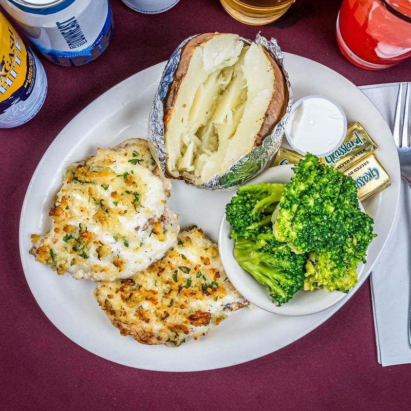 PARMESAN CRUSTED CHICKEN